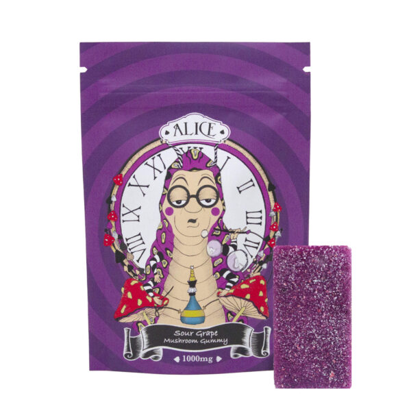 ALICE GRAPE MUSHROOM GUMMY (1000MG)