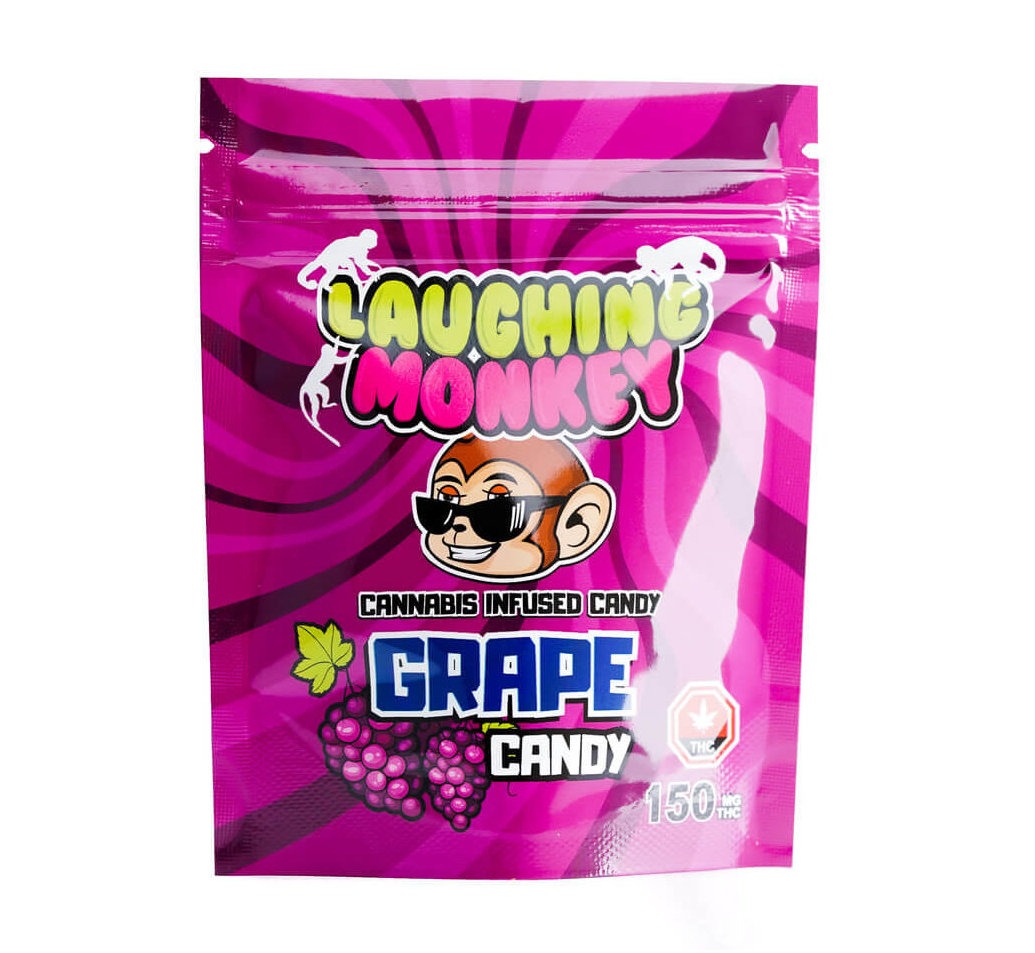LAUGHING MONKEY GRAPE EDIBLE (150MG)