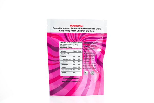 LAUGHING MONKEY SOUR KEYS EDIBLE (150MG) - Image 3