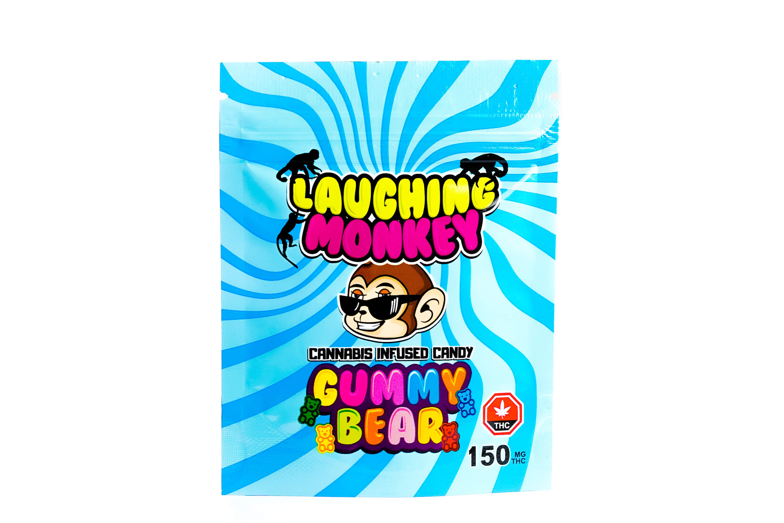 LAUGHING MONKEY GUMMY BEARS (150MG)