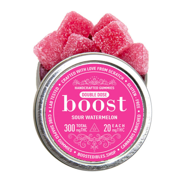 BOOST SOUR WATERMELON GUMMIES (300MG THC)