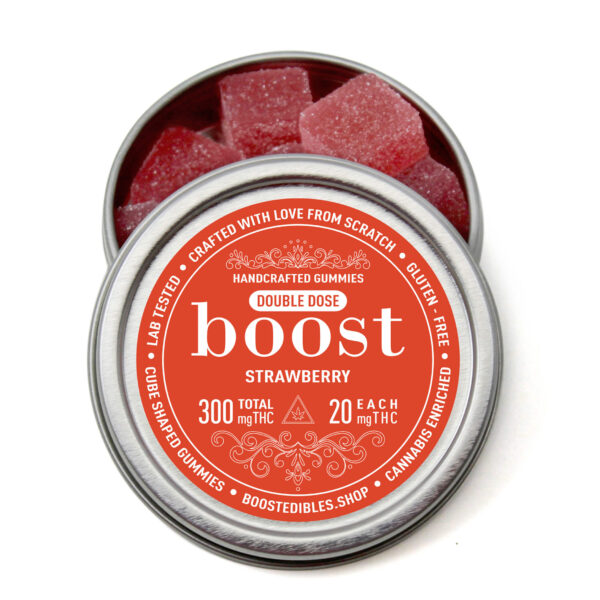 BOOST STRAWBERRY GUMMIES (300MG THC)