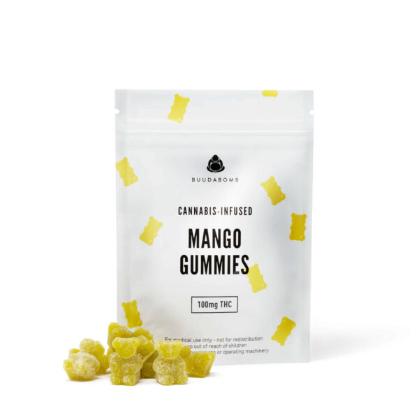 BUUDABOMB - MANGO GUMMIES (100MG)