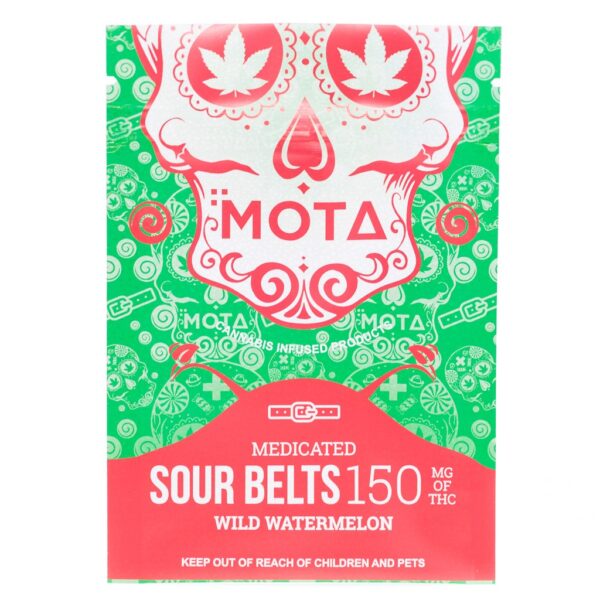 MOTA THC WILD WATERMELON SOUR BELTS (150MG)