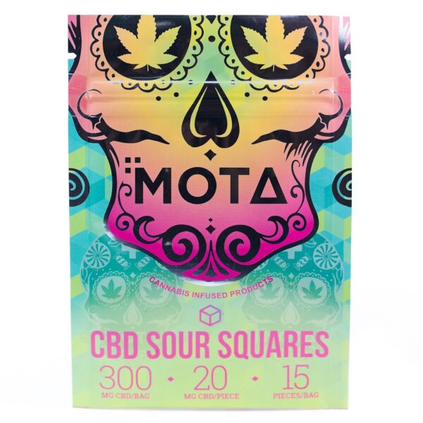 MOTA CBD SOUR SQUARES (300MG)