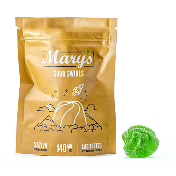 MARY'S SOUR SWIRLS - SATIVA (140MG)