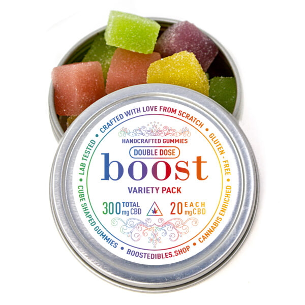 BOOST VARIETY PACK GUMMIES (300MG CBD)