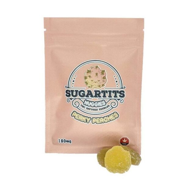 SUGARTITS NUGGIES - PERKY PEACHES (180MG)