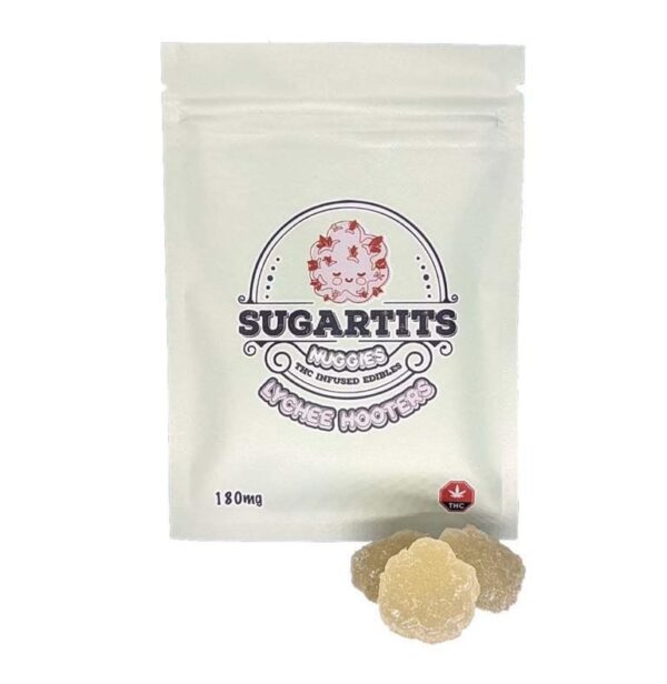 SUGARTITS NUGGIES - LYCHEE HOOTERS (180MG)