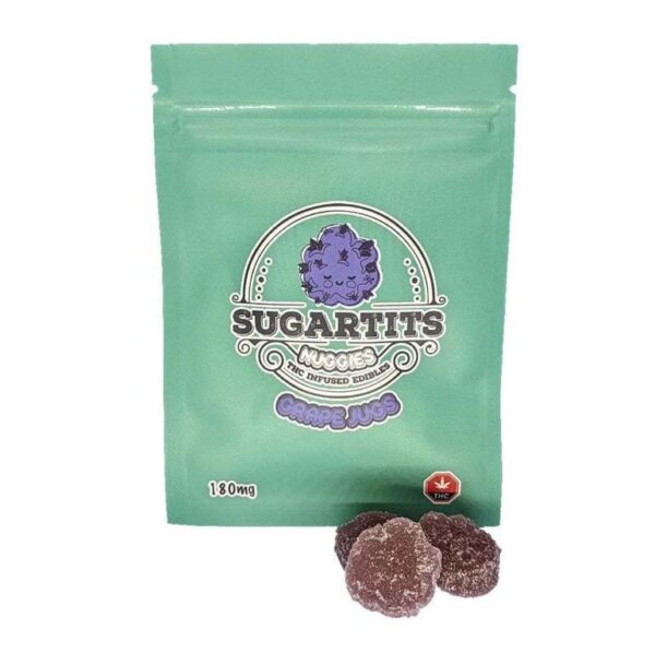 SUGARTITS NUGGIES - GRAPE JUGS (180MG)