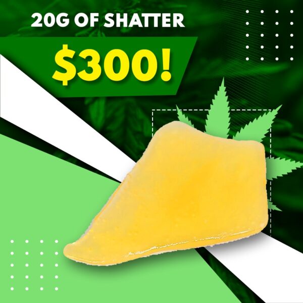 20G SHATTER PACK - $300