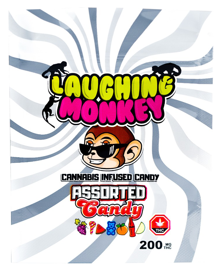 LAUGHING MONKEY ASSORTED EDIBLE (200MG)