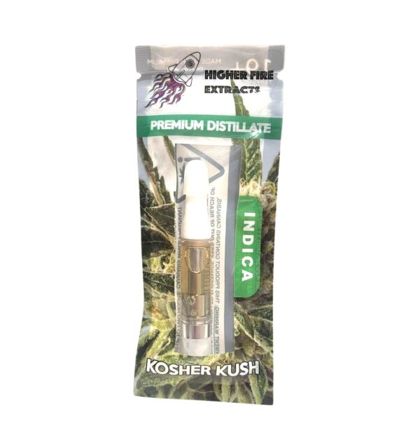 Higher Fire Extracts Premium Distillate 1ML - Kosher Kush (Indica)