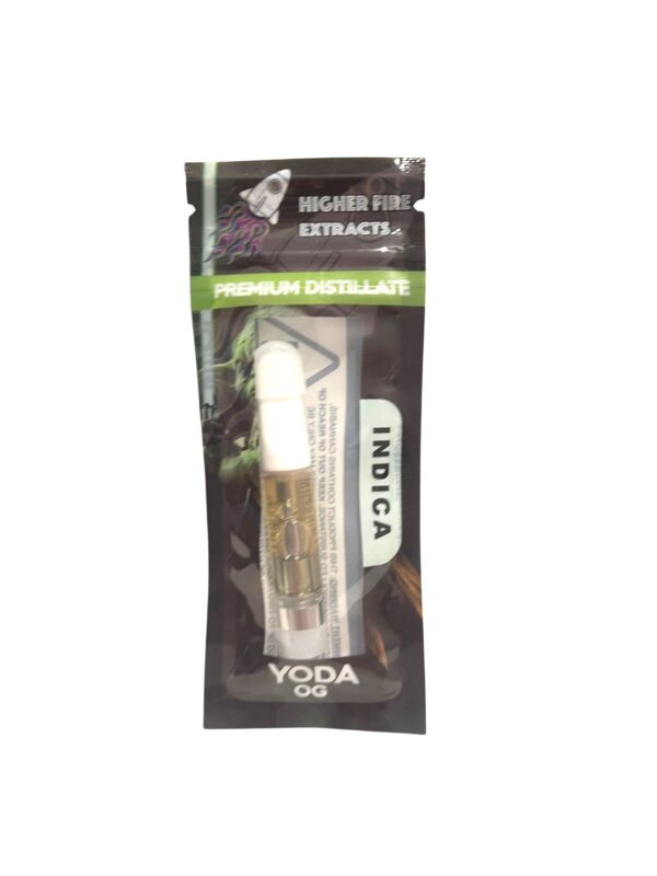 Higher Fire Extracts Premium Distillate 1ML - Yoda OG (Indica)