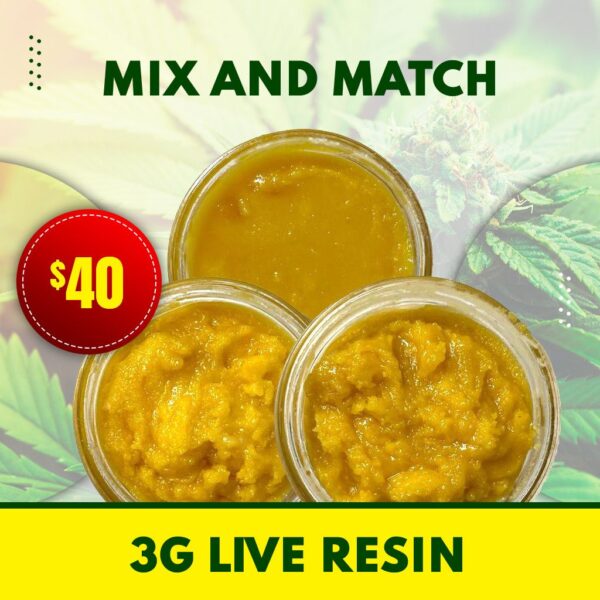 3G Live Resin Mix & Match