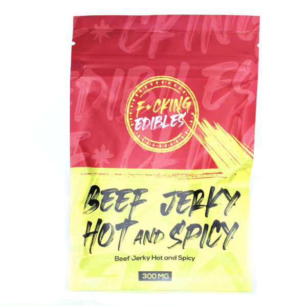 F*cking Edibles - Hot & Spicy Beef Jerky (300MG THC)