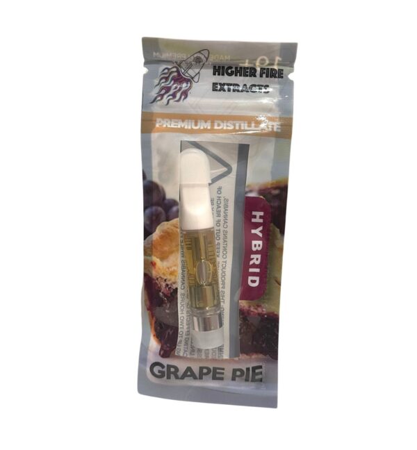 Higher Fire Extracts Premium Distillate 1ML - Grape Pie (Hybrid)