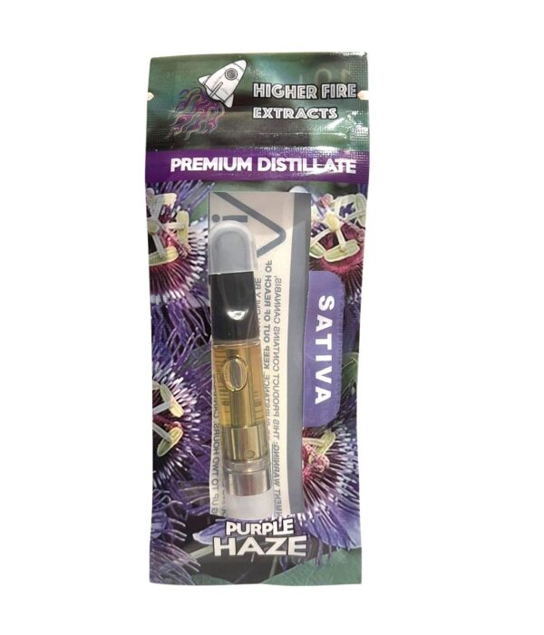 Higher Fire Extracts Premium Distillate 1ML - Purple Haze (Sativa)