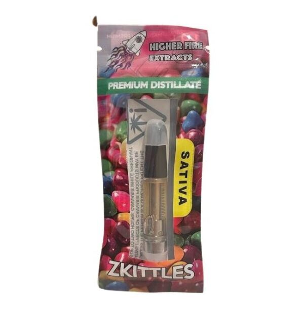 Higher Fire Extracts Premium Distillate 1ML - Zkittlez (Sativa)