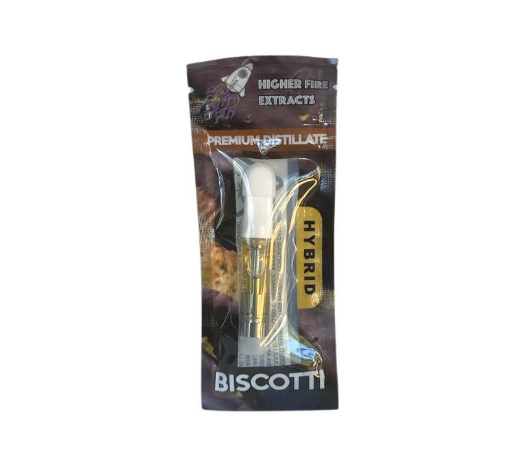 Higher Fire Extracts Premium Distillate 1ML - Biscotti (Hybrid)