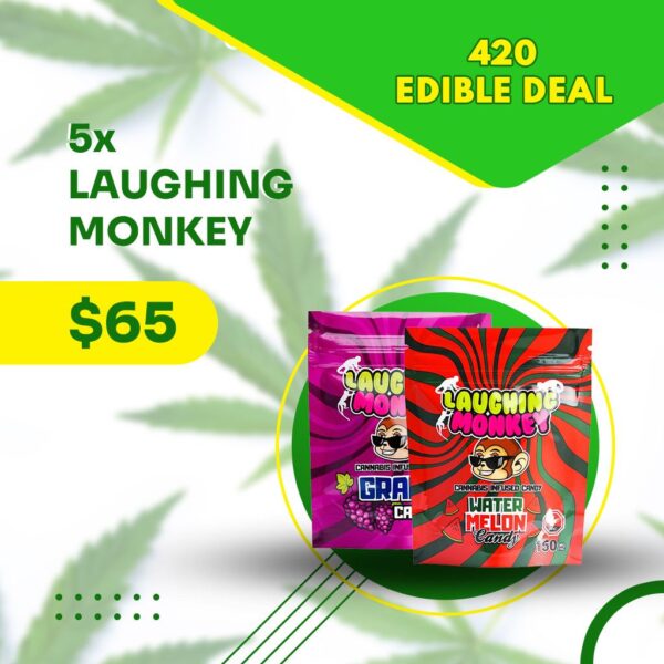 420 EDIBLE DEAL - 5X LAUGHING MONKEY