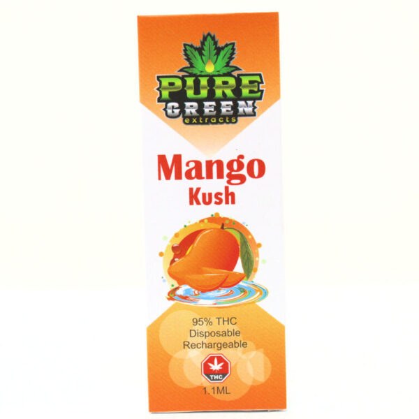 PURE GREEN EXTRACTS 1ML CARTRIDGE - MANGO KUSH (INDICA)