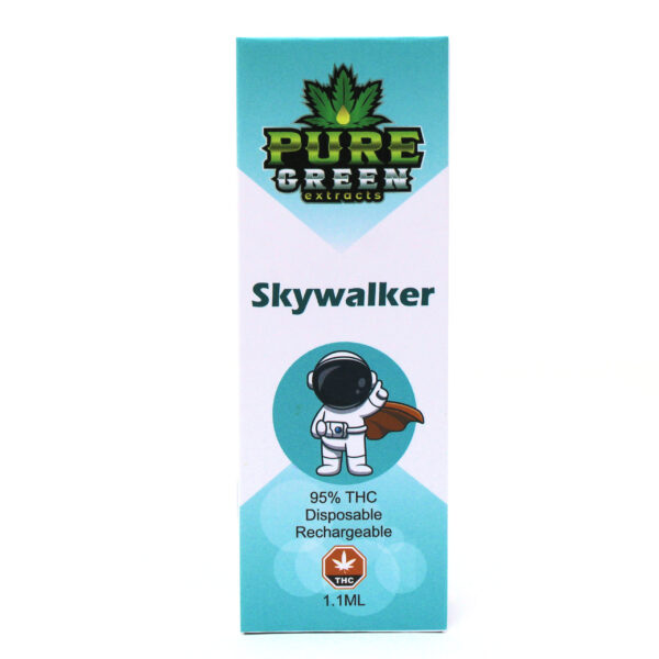 PURE GREEN EXTRACTS 1ML CARTRIDGE - SKYWALKER (HYRBID)