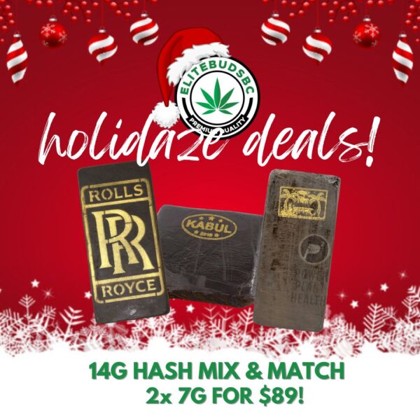 HOLIDAZE DEAL - 14G HASH MIX & MATCH