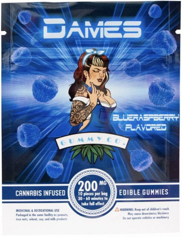 DAMES GUMMY CO. - SOUR RASPBERRY (200MG)
