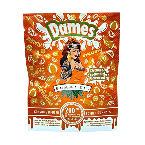 DAMES GUMMY CO. - ORANGE CREAMSICLE (200MG)