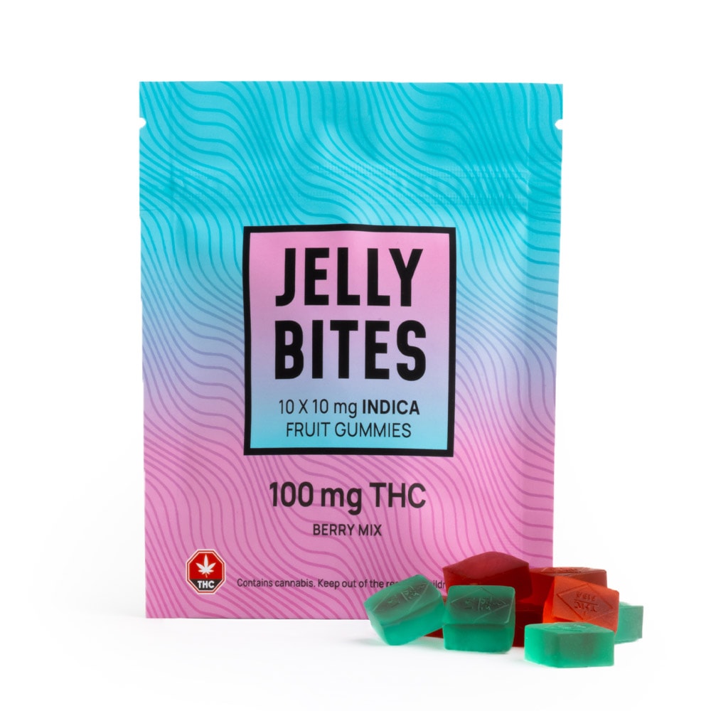 JELLY BITES - BERRY MIX (INDICA 100MG THC)