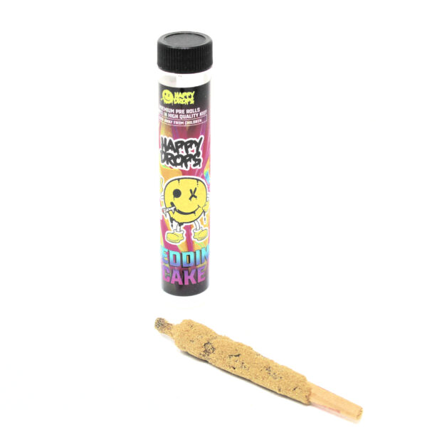 HAPPY DROPS PREMIUM PRE-ROLL - WEDDING CAKE (AAAA)