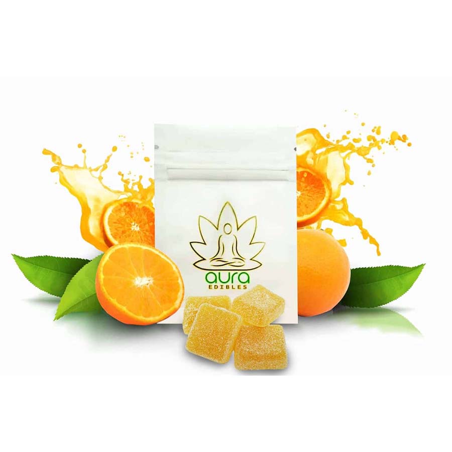 Aura Edibles – Orange Bombs 200MG