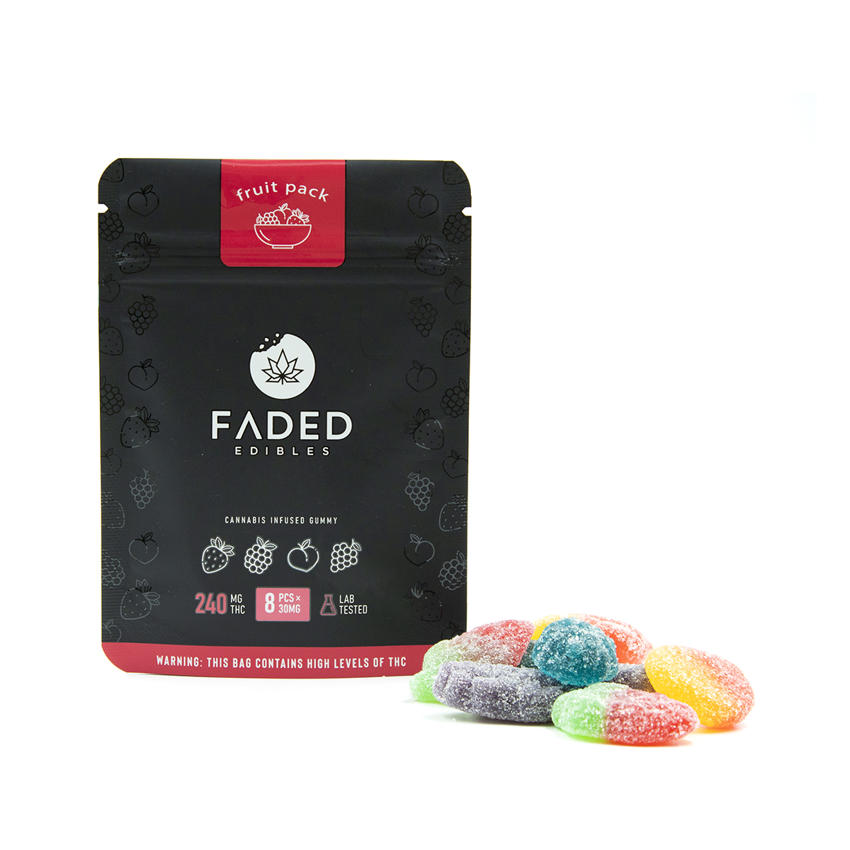 Faded – Cannabis Edibles (240mg THC)