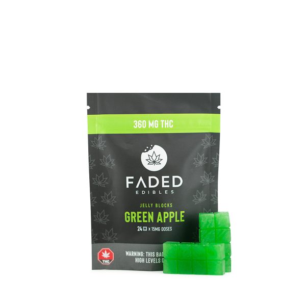 Faded Edibles – Jelly Blocks (360mg THC) - Image 2