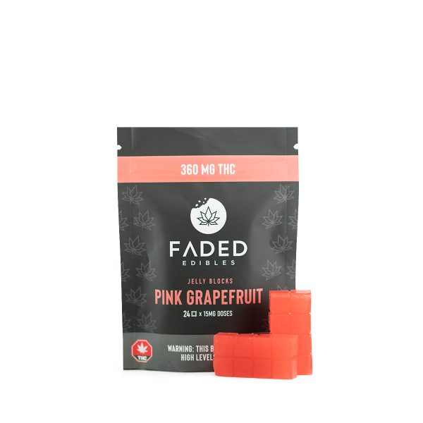 Faded Edibles – Jelly Blocks (360mg THC) - Image 4