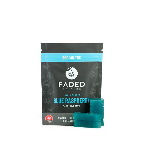 Faded Edibles – Jelly Blocks (360mg THC) - Image 6