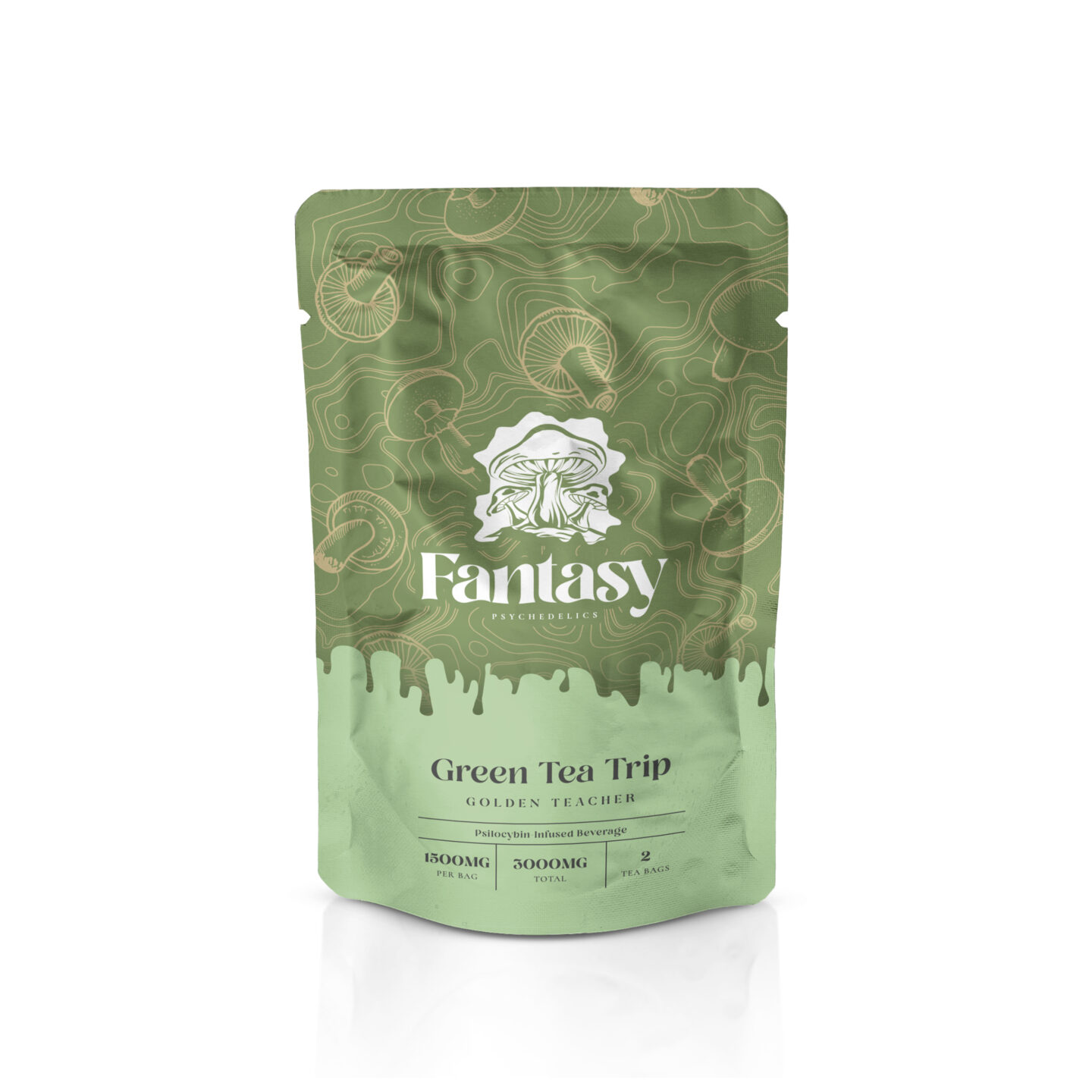 Fantasy Psychedelics - Psilocybin Tea Bags 3000mg (2 x 1500mg)