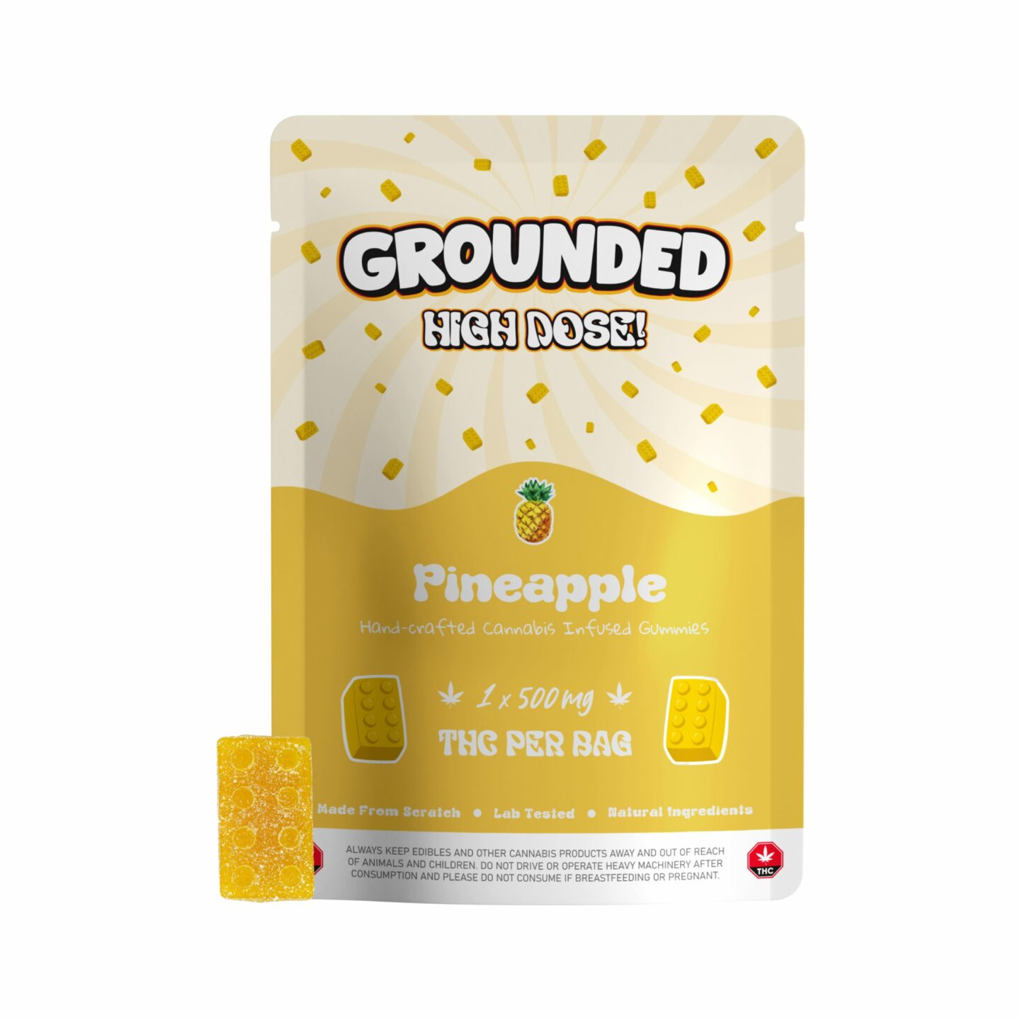 Grounded High Dose Bricks (500mg THC)
