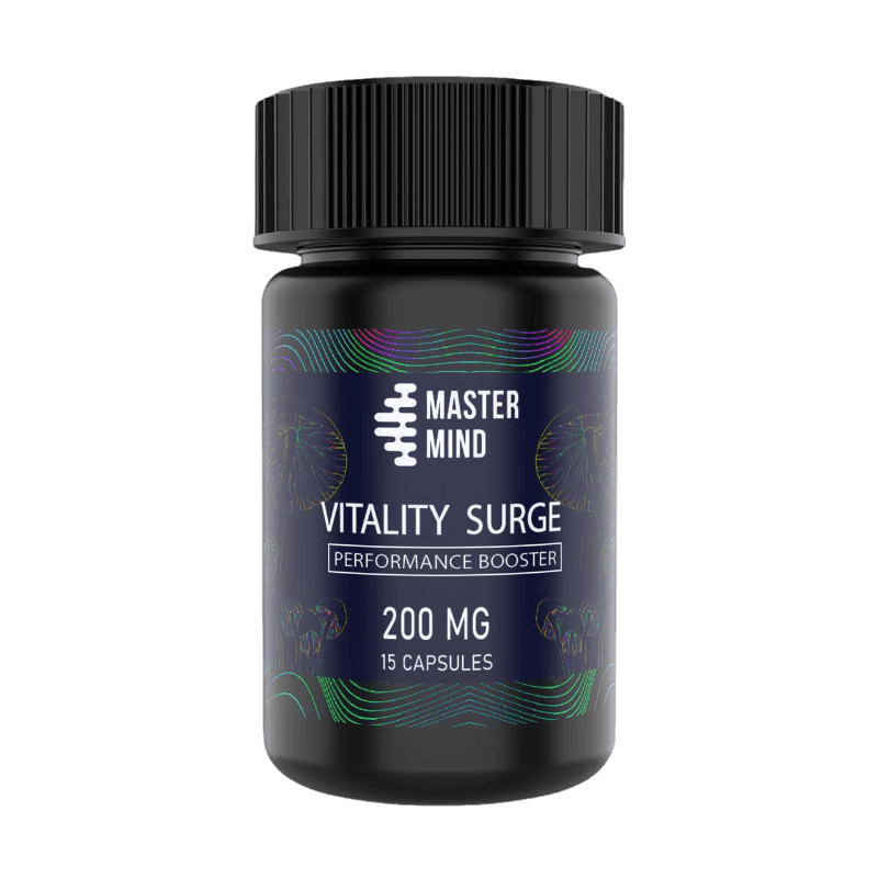 Mastermind – Vitality Surge – Psilocybin Microdose Capsules (15 x 200mg)