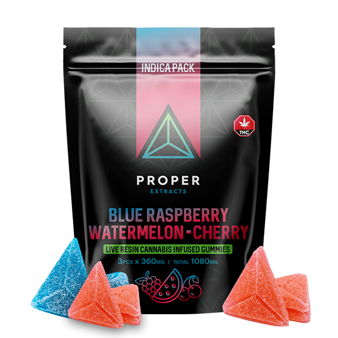 Proper Extracts - Indica Gummies (1080mg)
