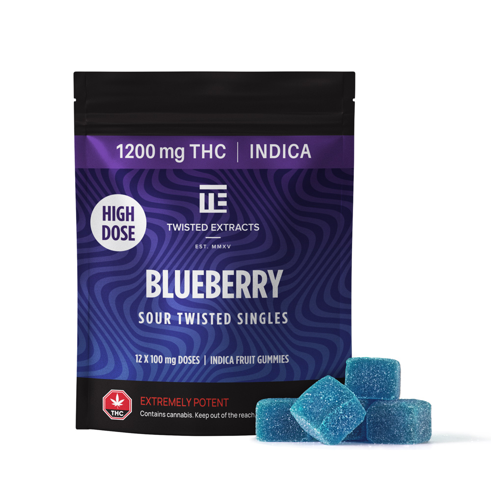 Twisted Extracts – High Dose Sour Twisted Singles (1200 mg)