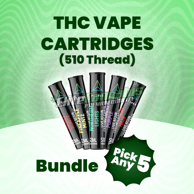 THC Vape Cartridges (510 Thread) – Bundle – Pick Any 5