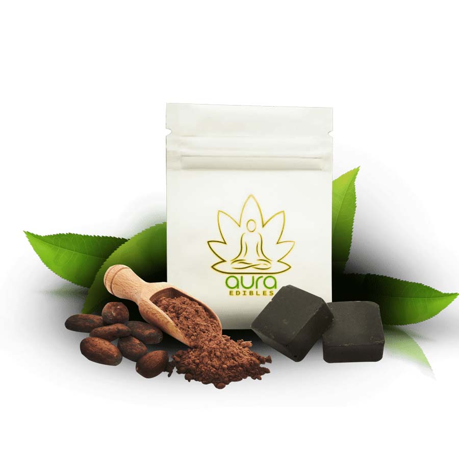 Aura Edibles – Belgium Fudge Delights 200mg THC