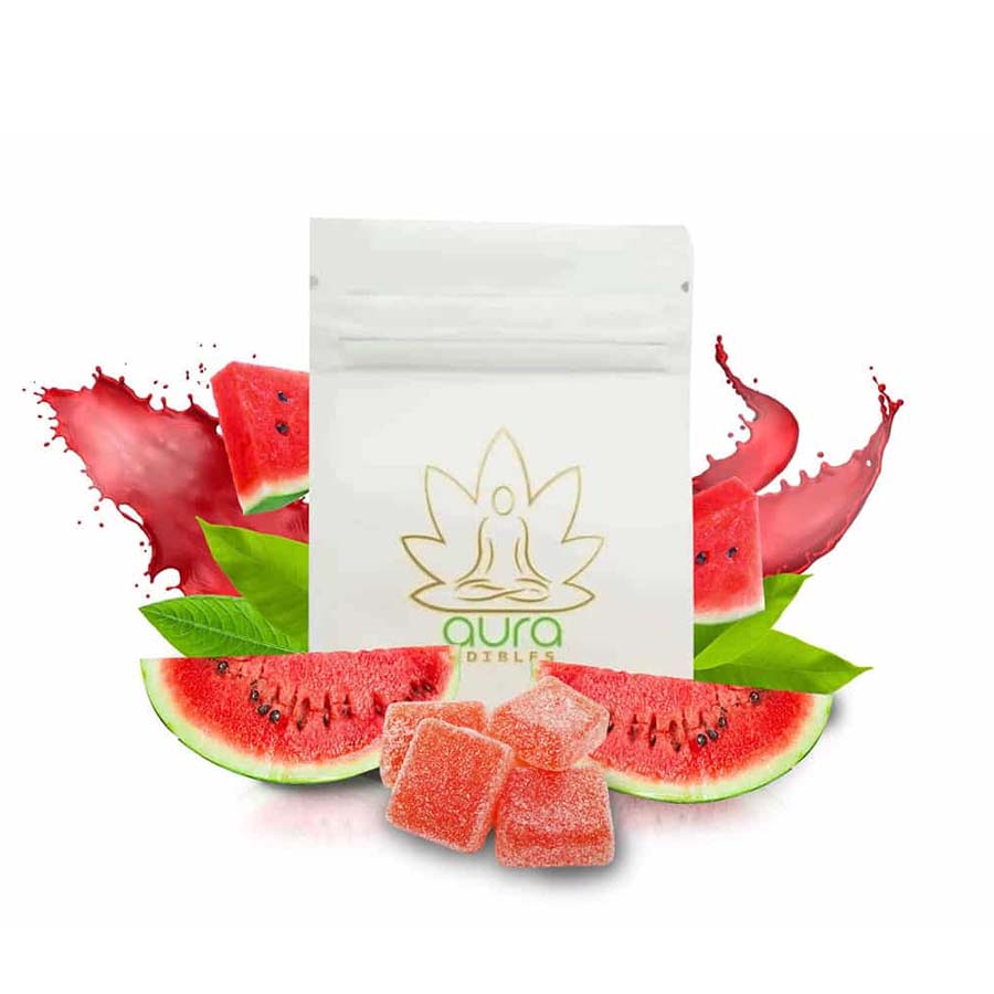 Aura Edibles – Watermelon Bombs 200MG