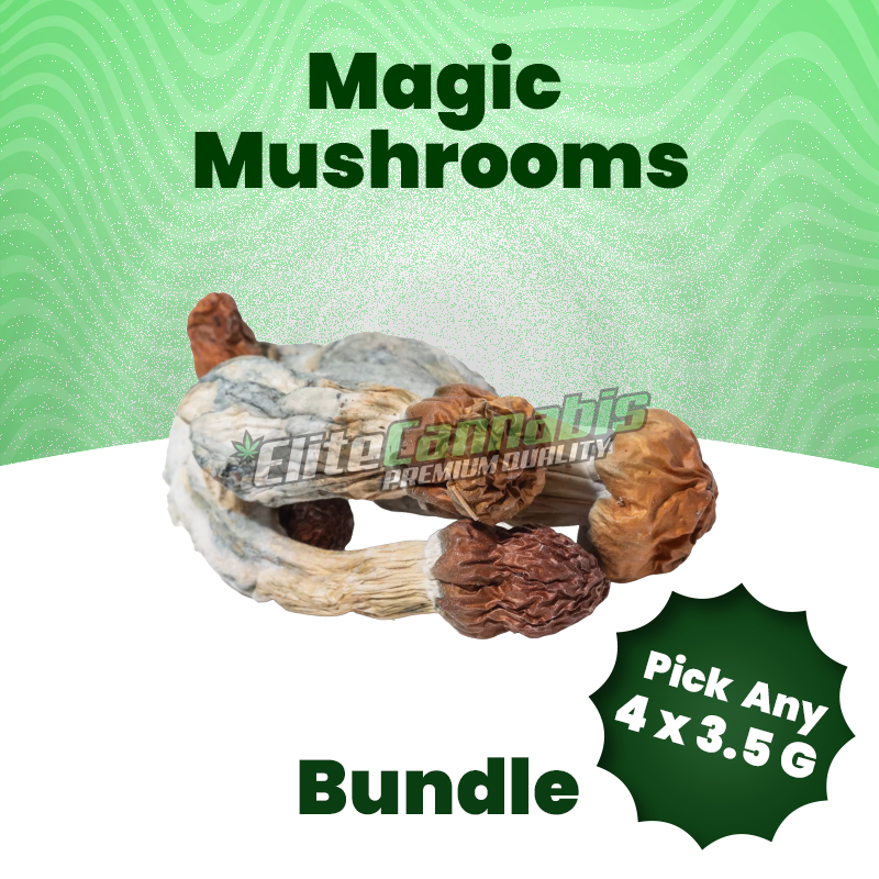 Magic Mushrooms – Bundle – Choose Any 4 x 3.5 Grams
