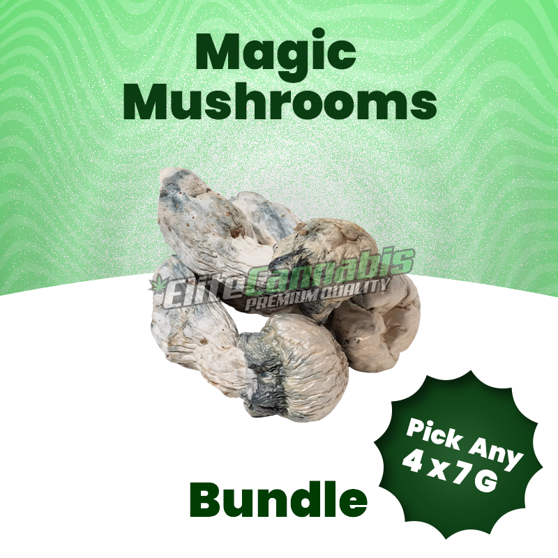 Magic Mushrooms – Bundle – Choose Any 4 x 7 Grams