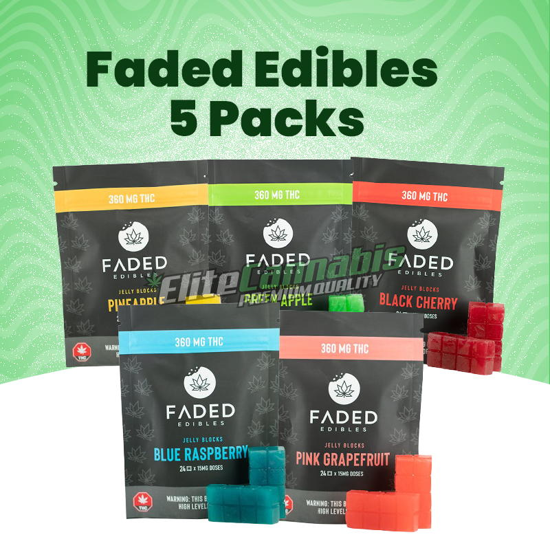 Faded Edibles 5 Pack Bundle