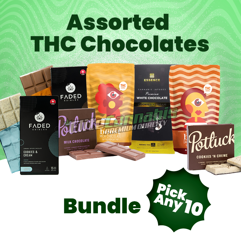 Assorted THC Chocolates – Bundle – Pick Any 10