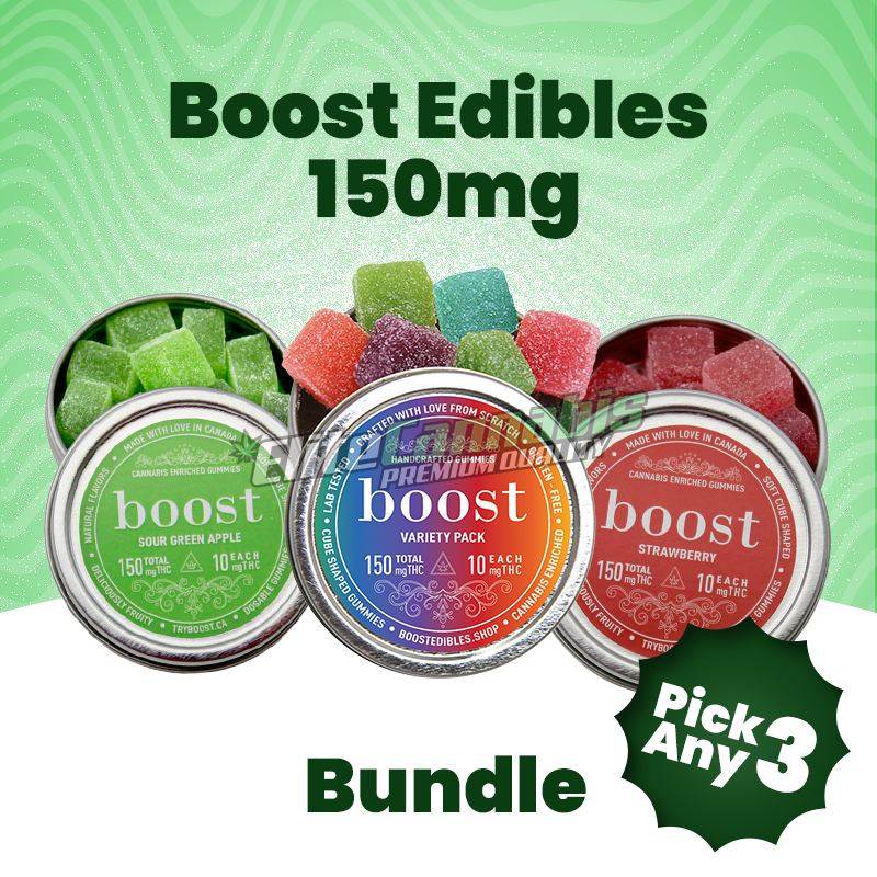 Boost Edibles 150mg – Bundle – Pick Any 3